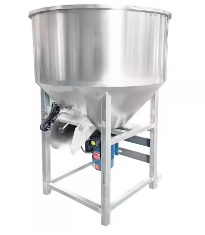 Stainless Steel Poultry Feeding Mixer Processing Grain Grinder Machine Animal Feed Mill Mixer. thumbnail 2